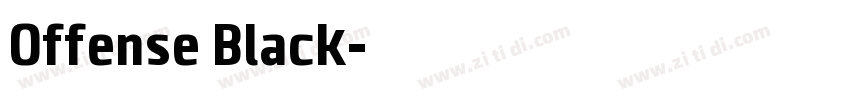 Offense Black字体转换 Offense Black字体转换